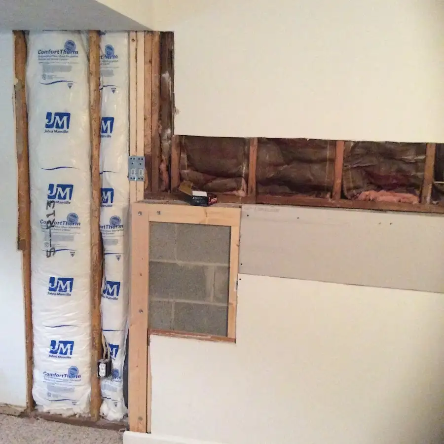 Wall insulation replacement during Odor Removal & Deodorization in Davie